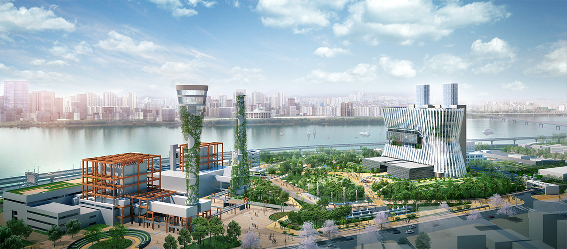 Front view of Seoul CCPP #1 & #2