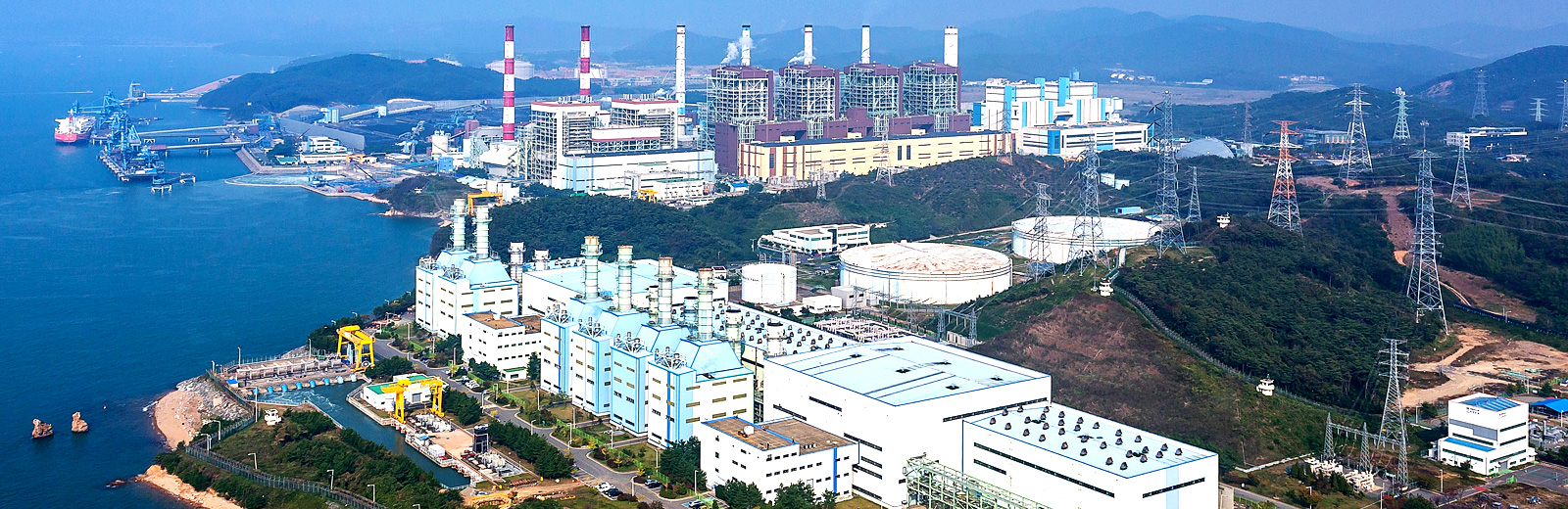 Front view of Boryeong Power Generation Site Division