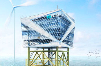 Front view of Korea Offshore Wind Power