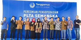 Completed Tanggamus Hydropower Plant in Indonesia