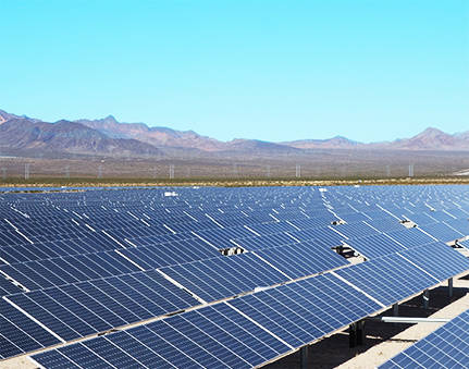 Boulder City PV Power Plant (150MW) Panoramic photo