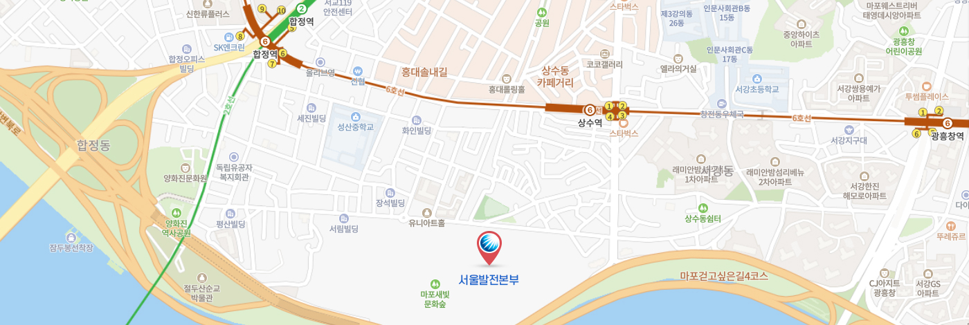 서울발전본부 찾아오시는 길 지도
